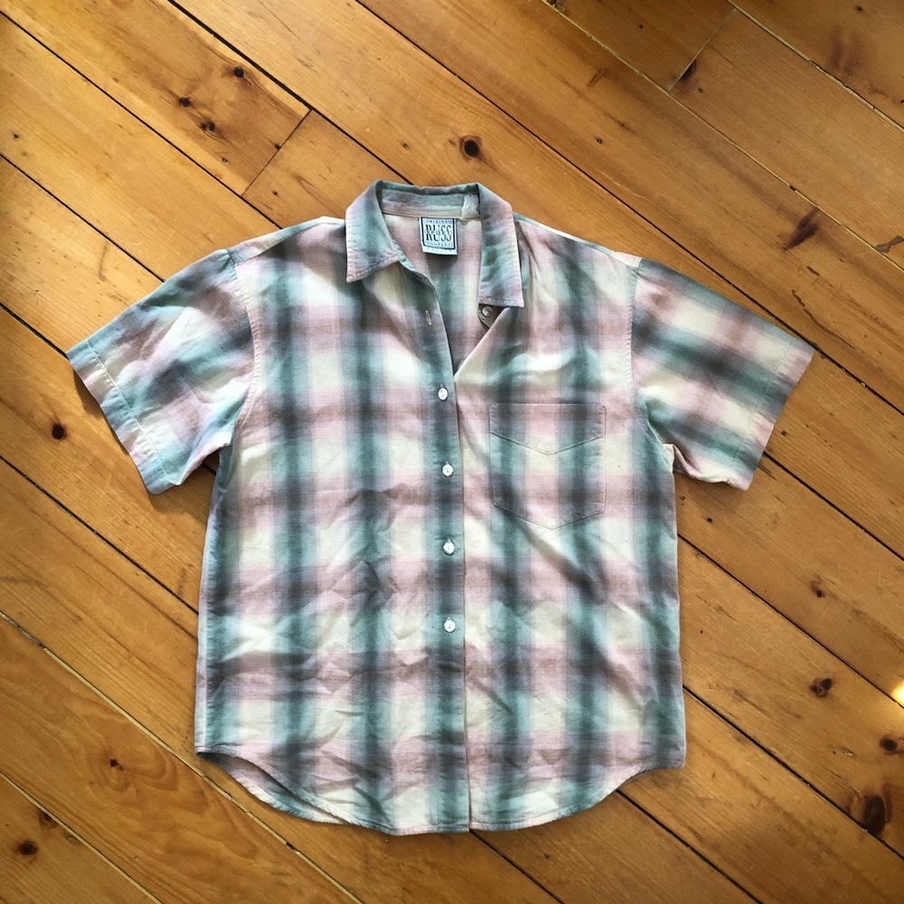 VINTAGE Women’s Collared Button Down - Medium